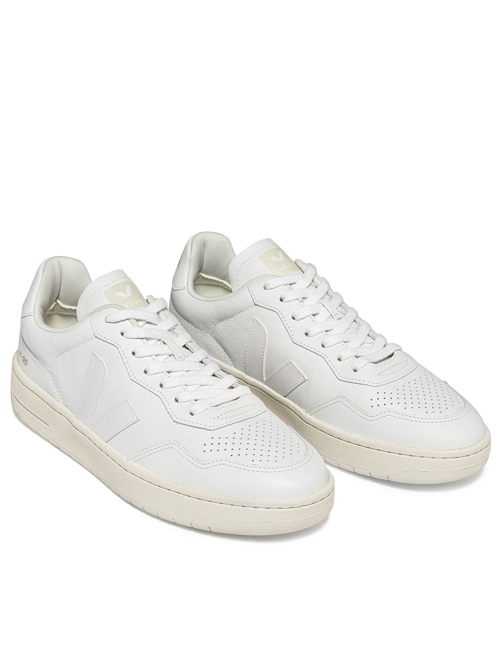 Tênis Unissex V-90 O.T. Leather Branco Veja