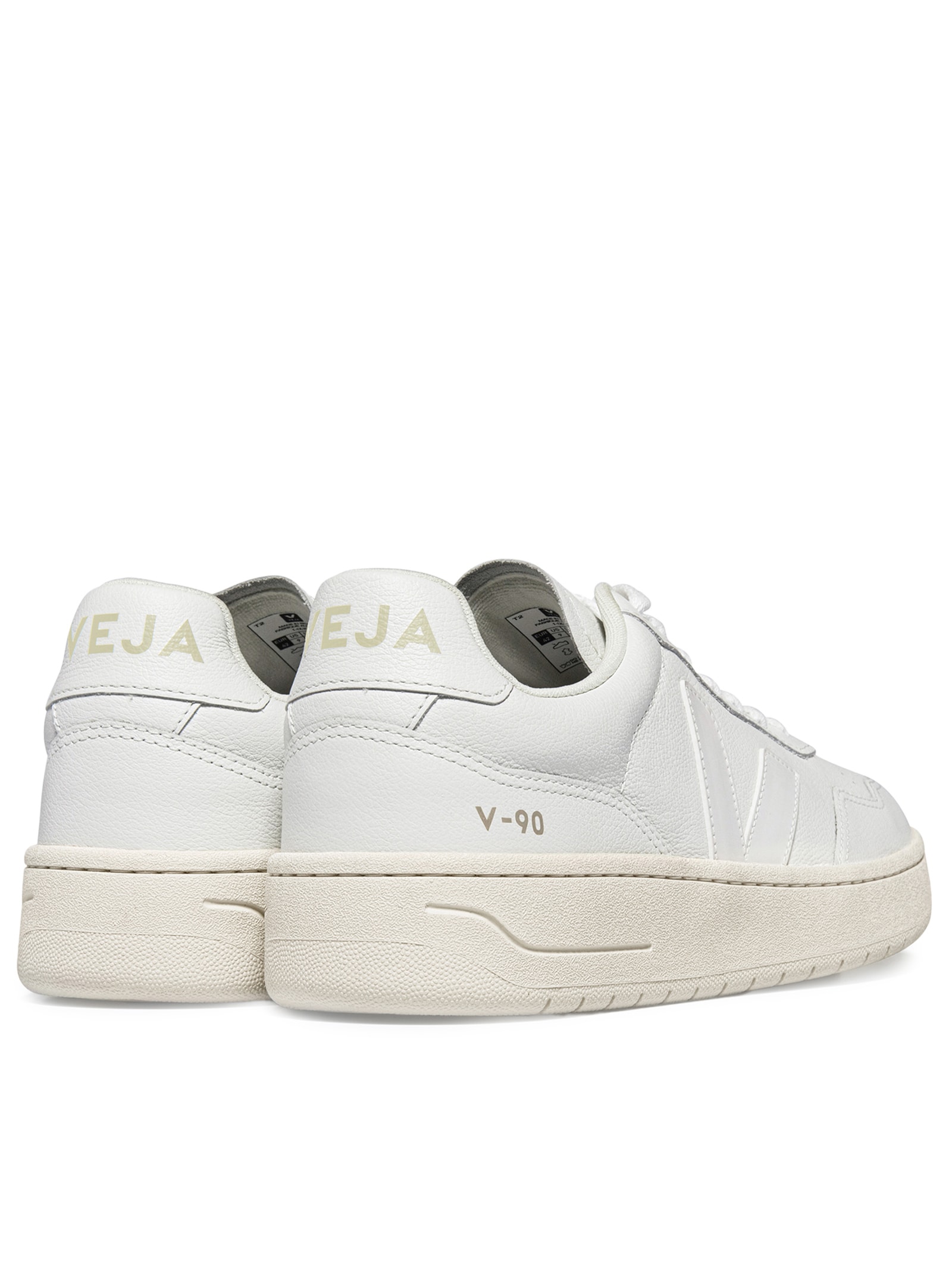 Tênis Unissex V-90 O.T. Leather Branco Veja