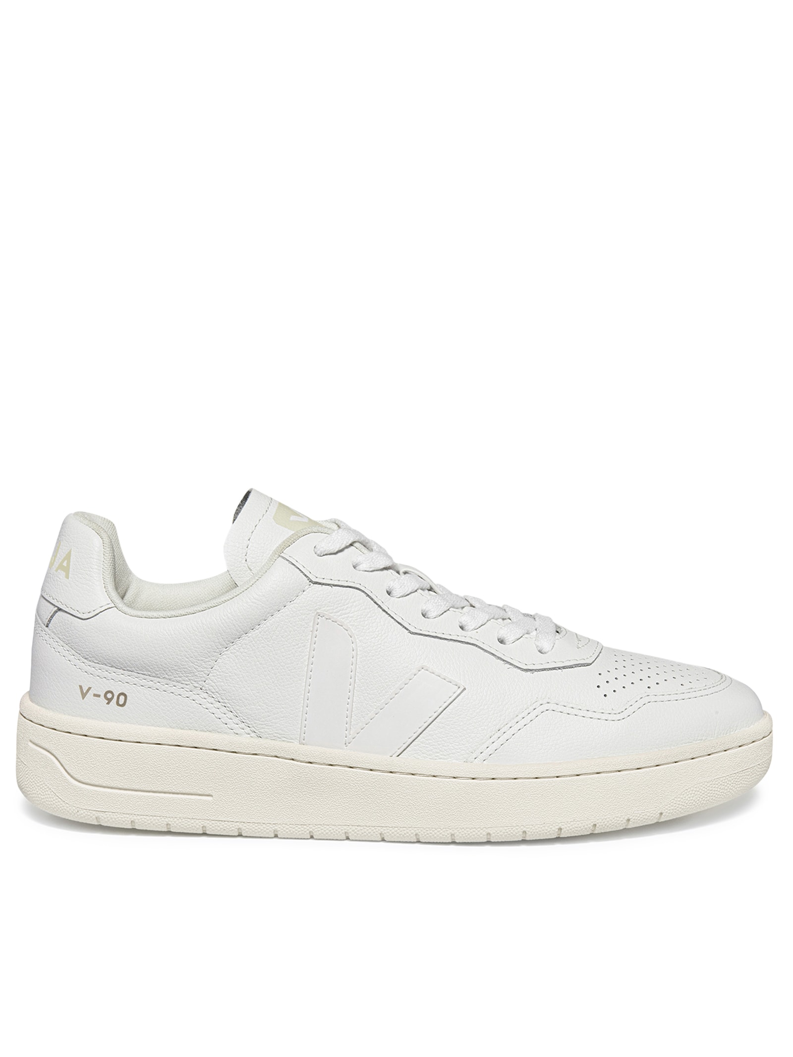 Tênis Unissex V-90 O.T. Leather Branco Veja