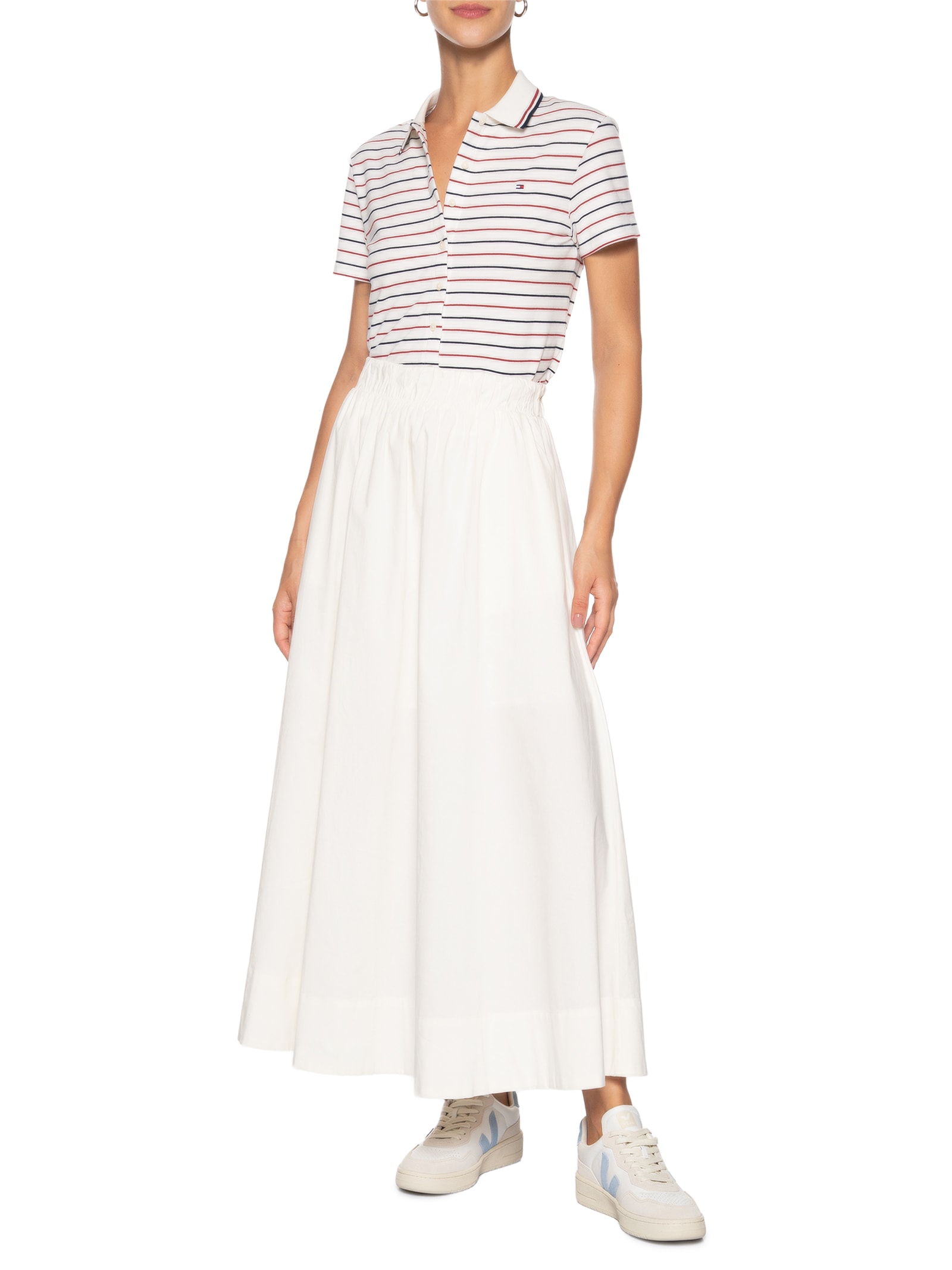 Tênis Unissex V-90 O.T. Leather Off White Veja