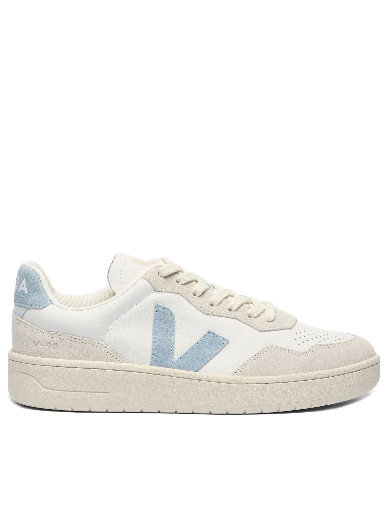 Tênis Unissex V-90 O.T. Leather Off White Veja