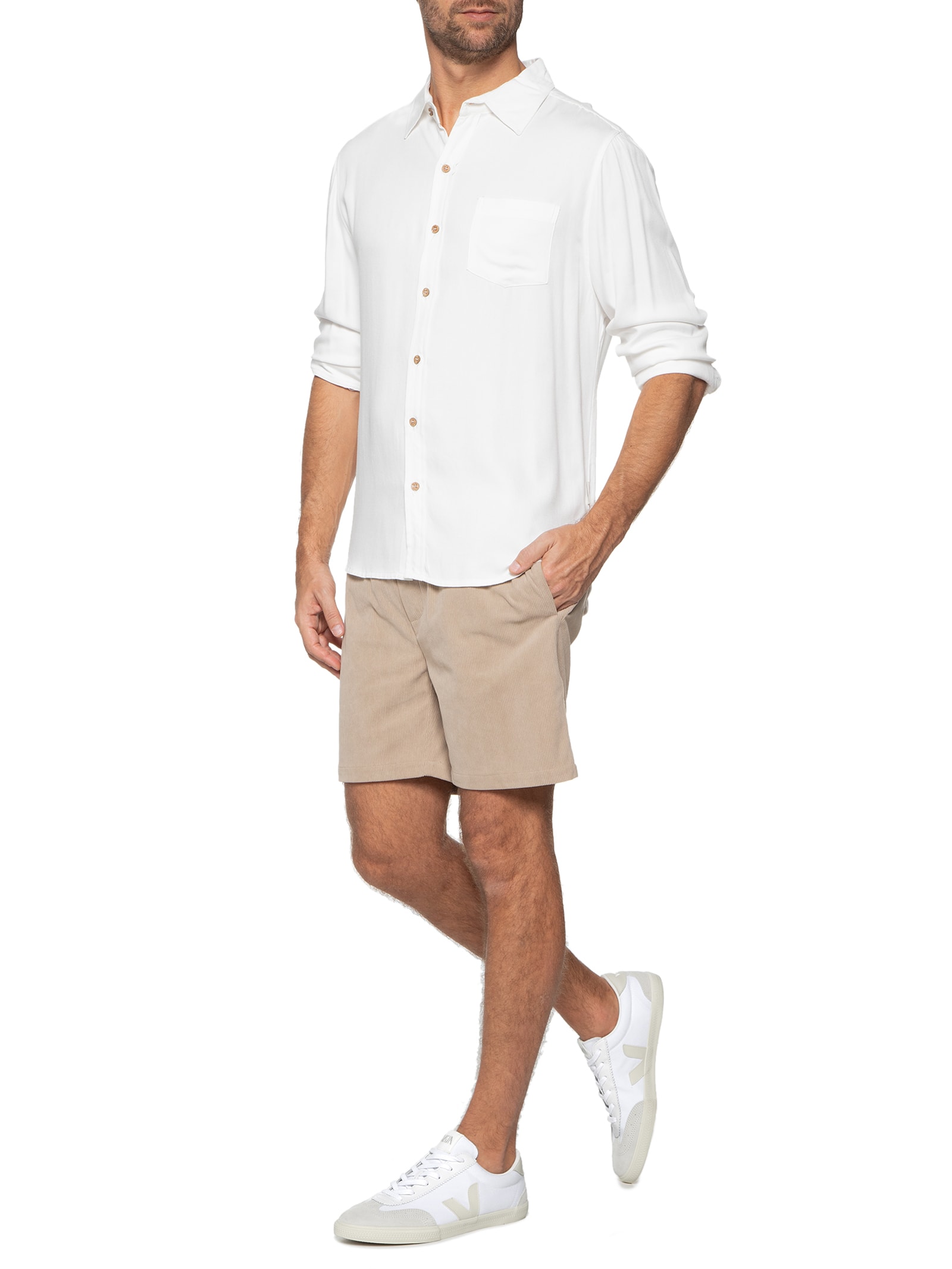 Tênis Unissex Volley Canvas Pierre Off White Veja