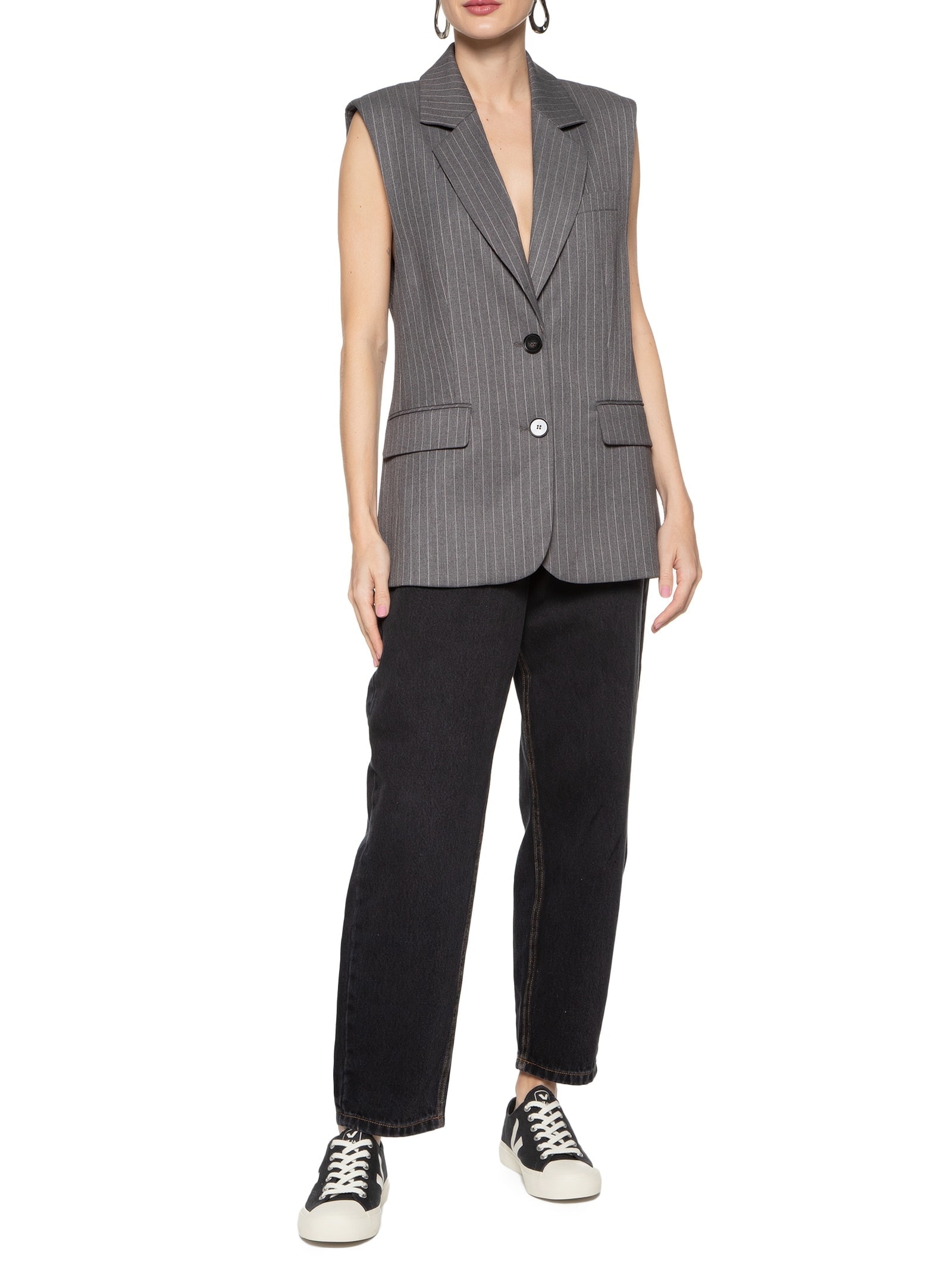 Tênis Unissex Wata II Low Canvas Black PIerre Preto Veja