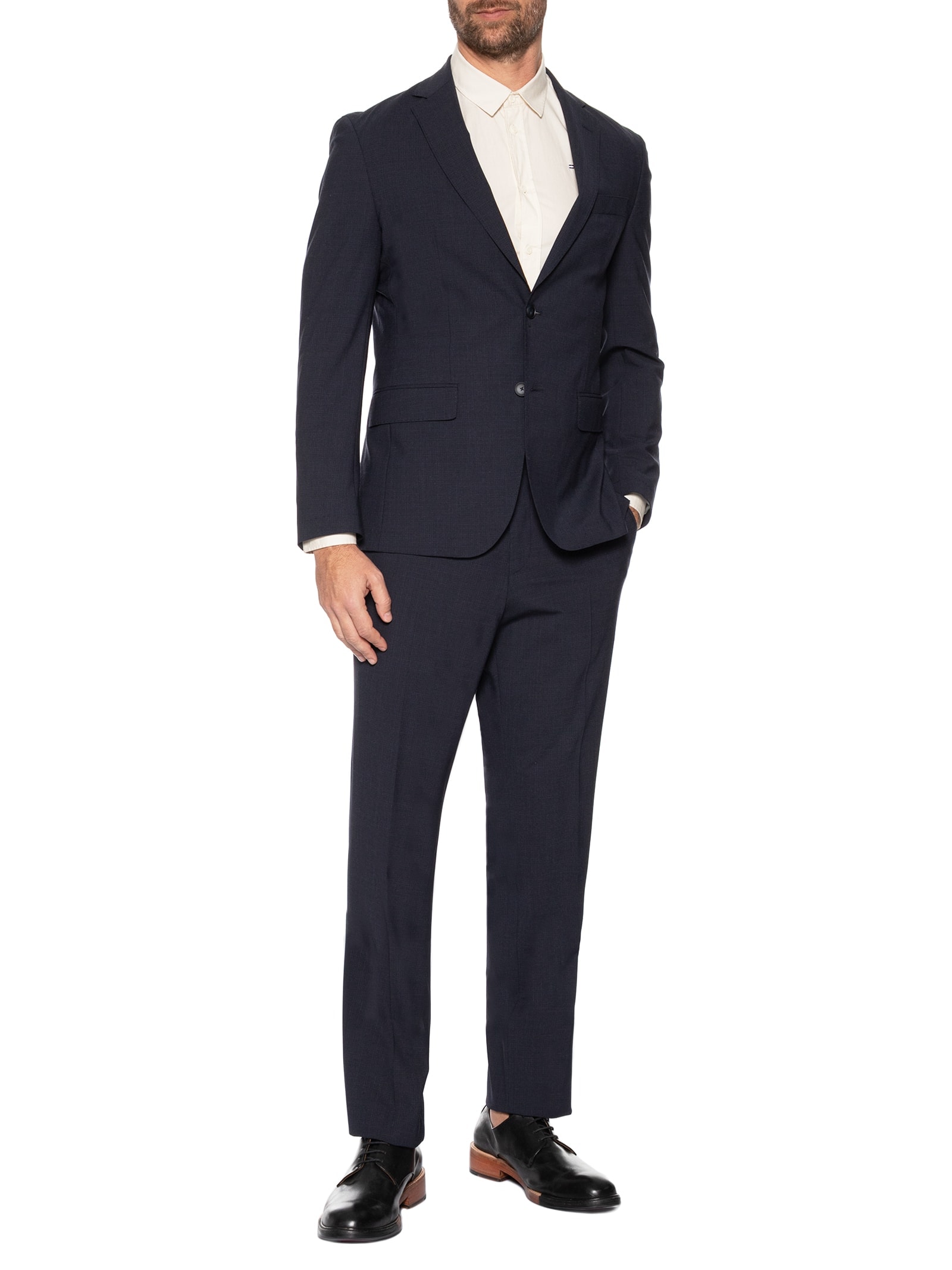 Terno Costume Masculino P-HUGE-2PCS-WG-253 Azul Boss