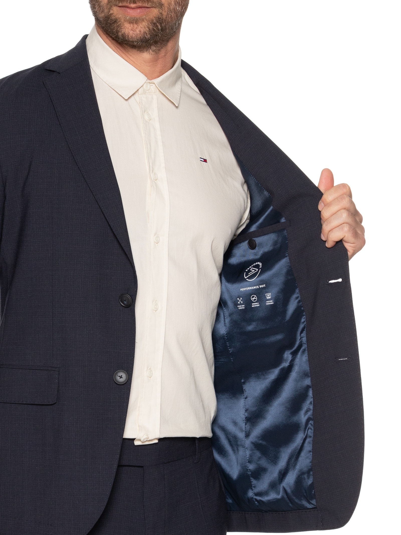 Terno Costume Masculino P-HUGE-2PCS-WG-253 Azul Boss