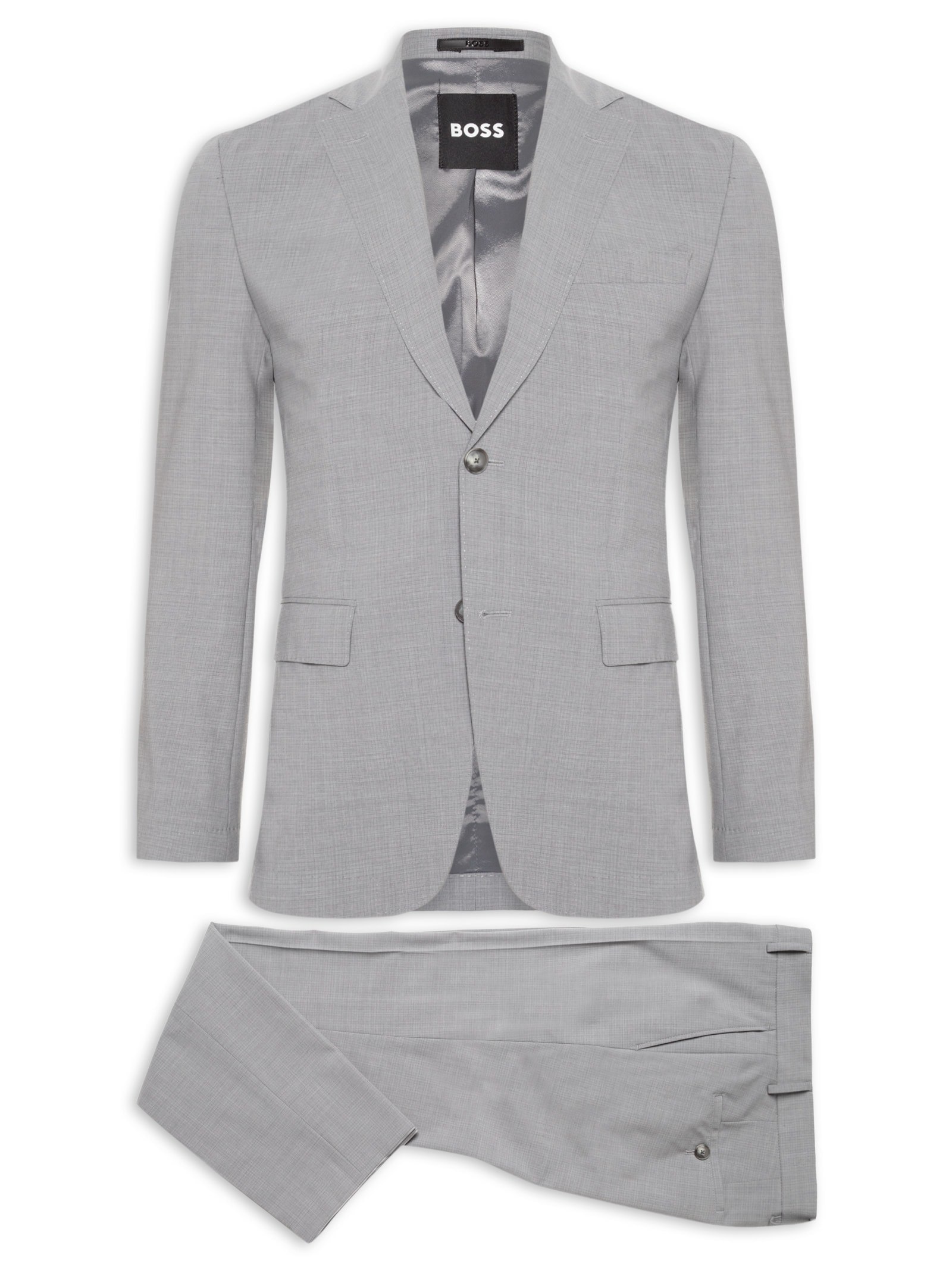 Terno Costume Masculino P-HUGE-2PCS-WG-253 Cinza Boss