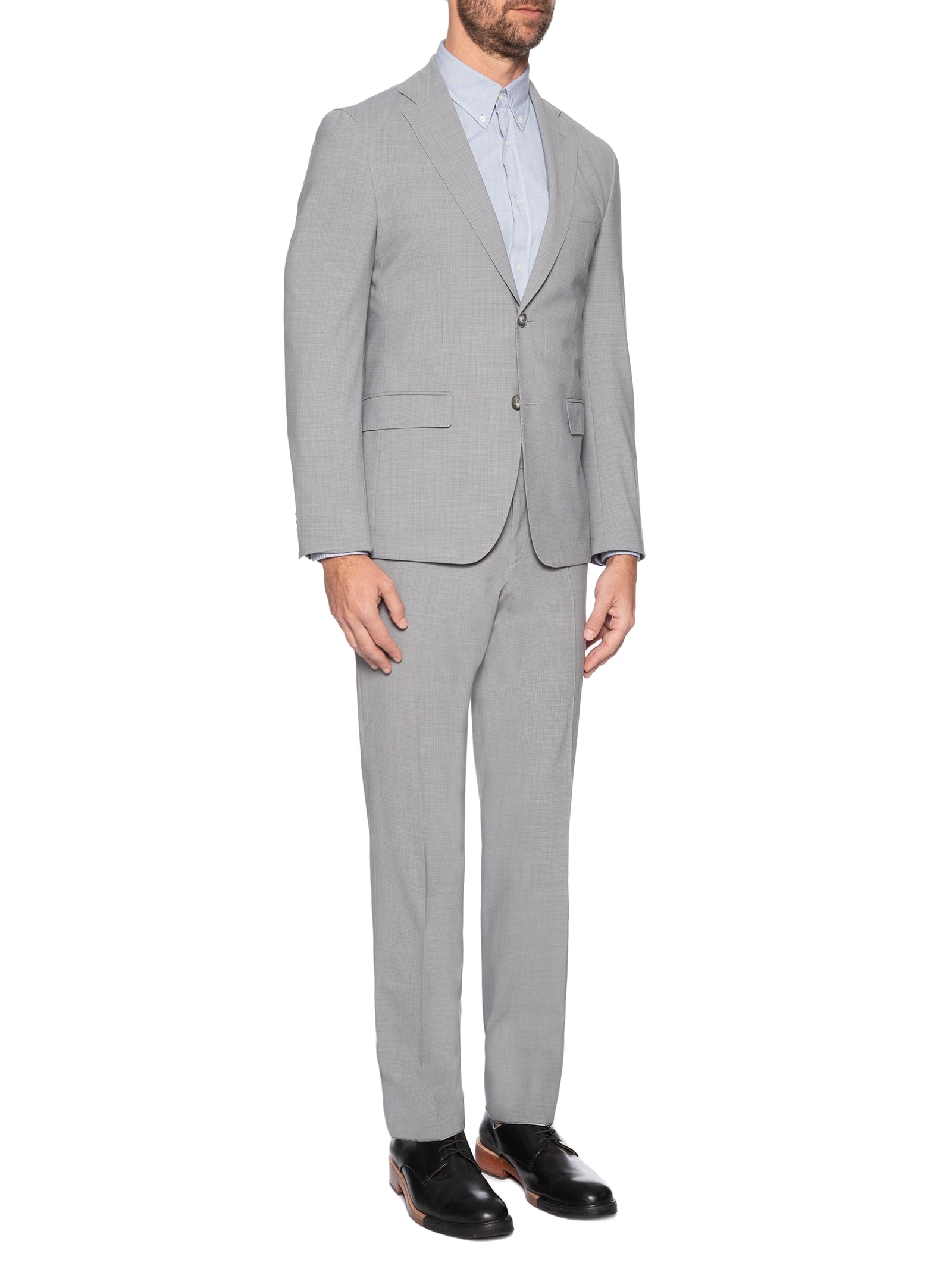 Terno Costume Masculino P-HUGE-2PCS-WG-253 Cinza Boss