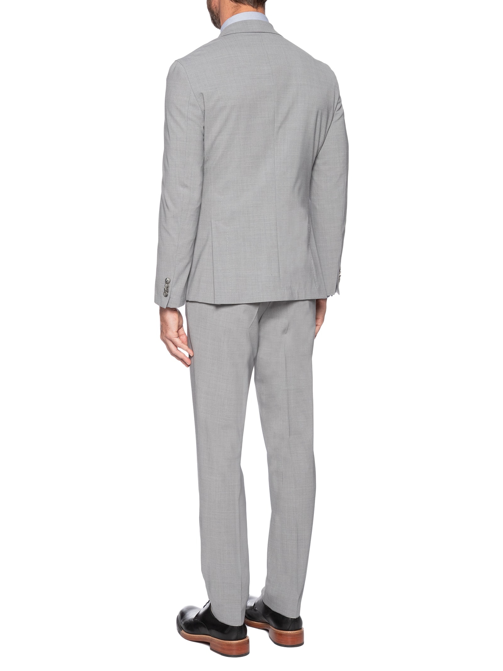 Terno Costume Masculino P-HUGE-2PCS-WG-253 Cinza Boss