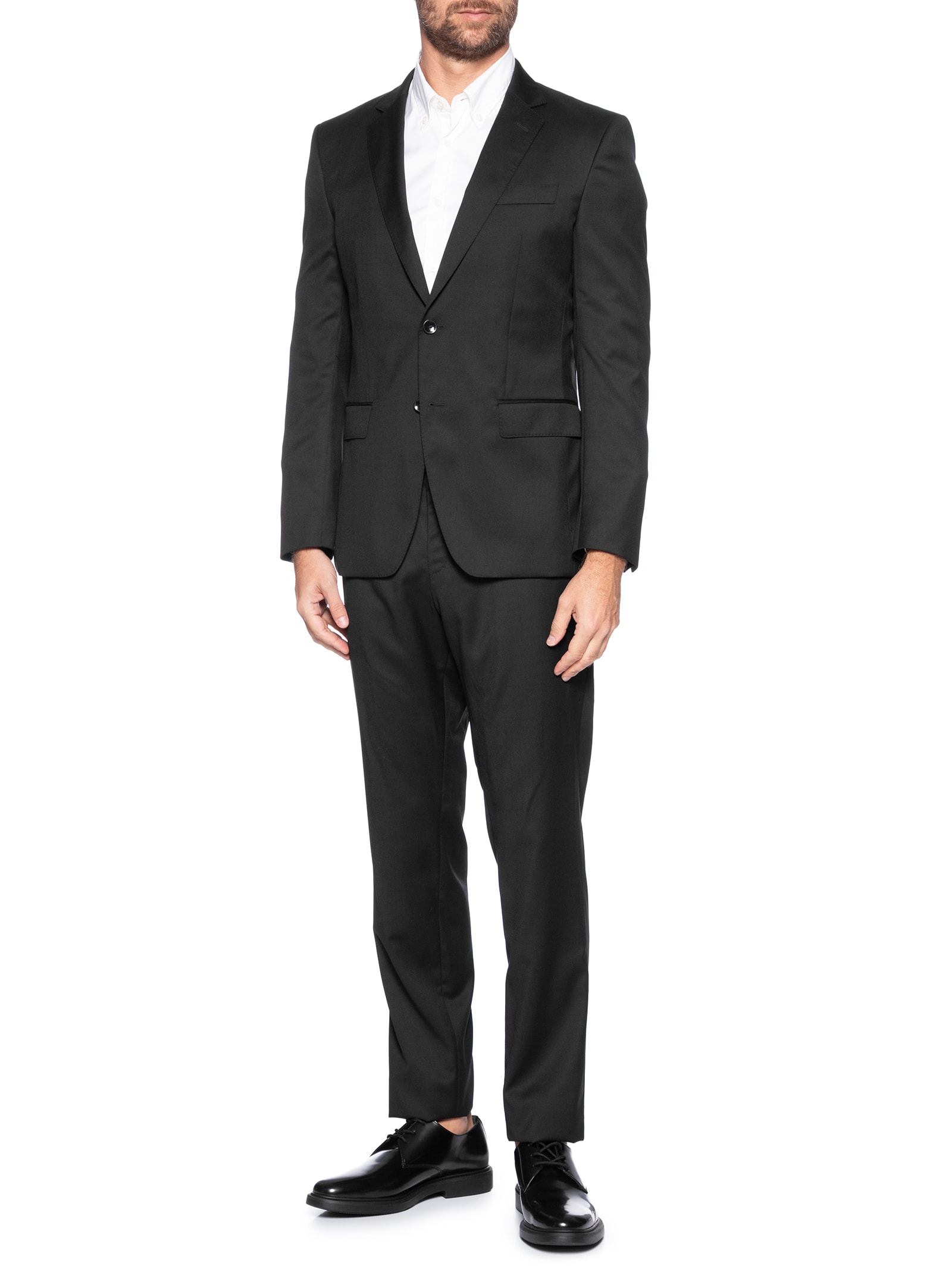 Terno Masculino Costumes H Huge 2 Peças Preto Boss