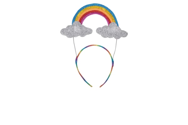 Tiara Carnaval Arco Íris - Vermelho