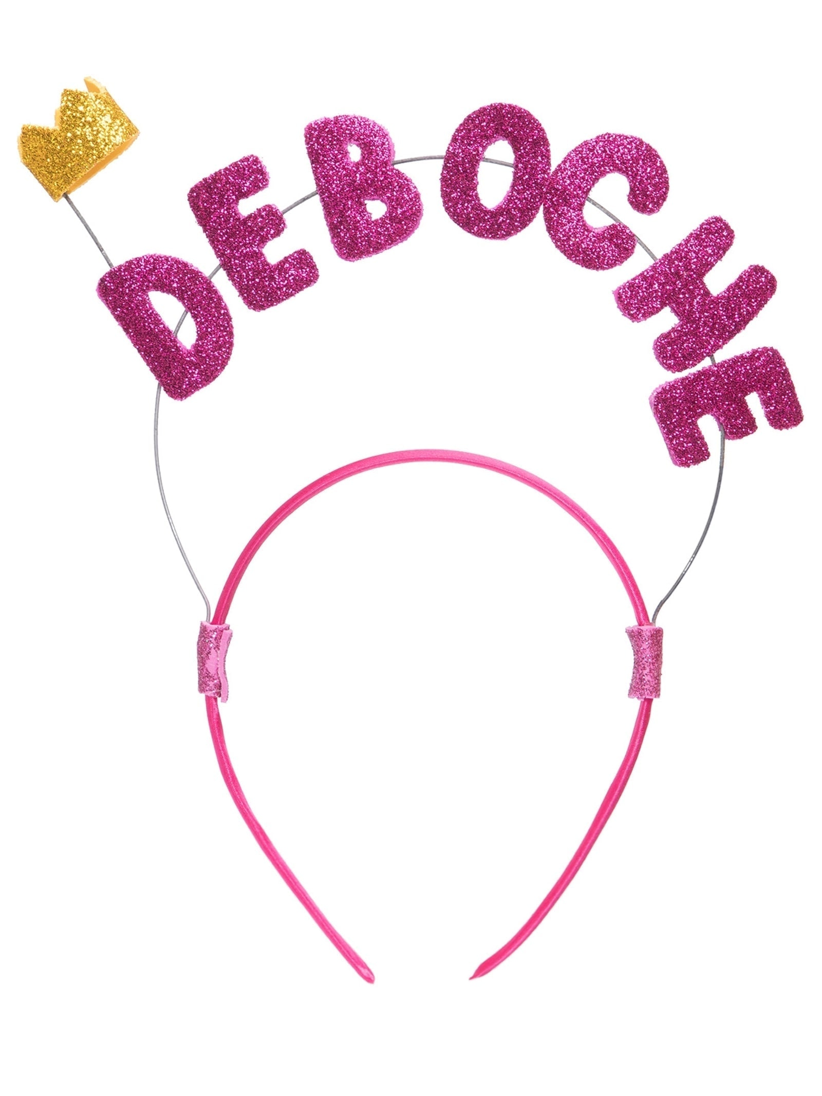 Tiara Carnaval Deboche Rosa Market 33