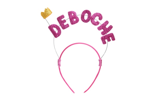 Tiara Carnaval Deboche - Rosa