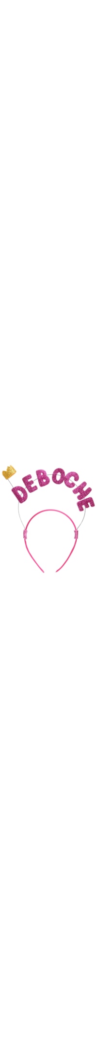 Tiara Carnaval Deboche - Rosa