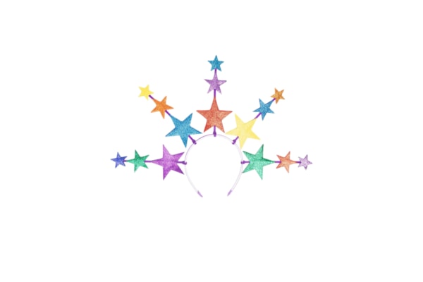 Tiara Carnaval Estrelas - Roxo