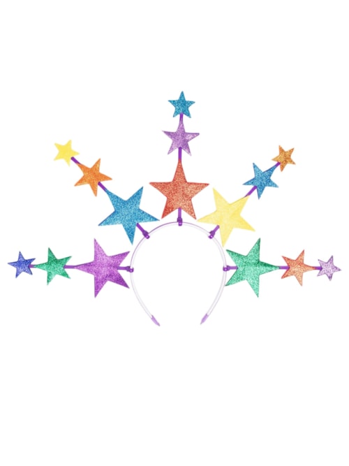 Tiara Carnaval Estrelas – Roxo
