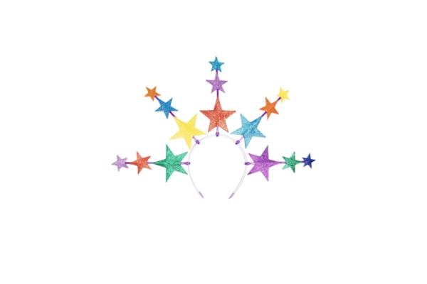 Tiara Carnaval Estrelas - Roxo