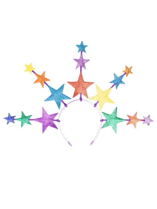 Tiara Carnaval Estrelas – Roxo