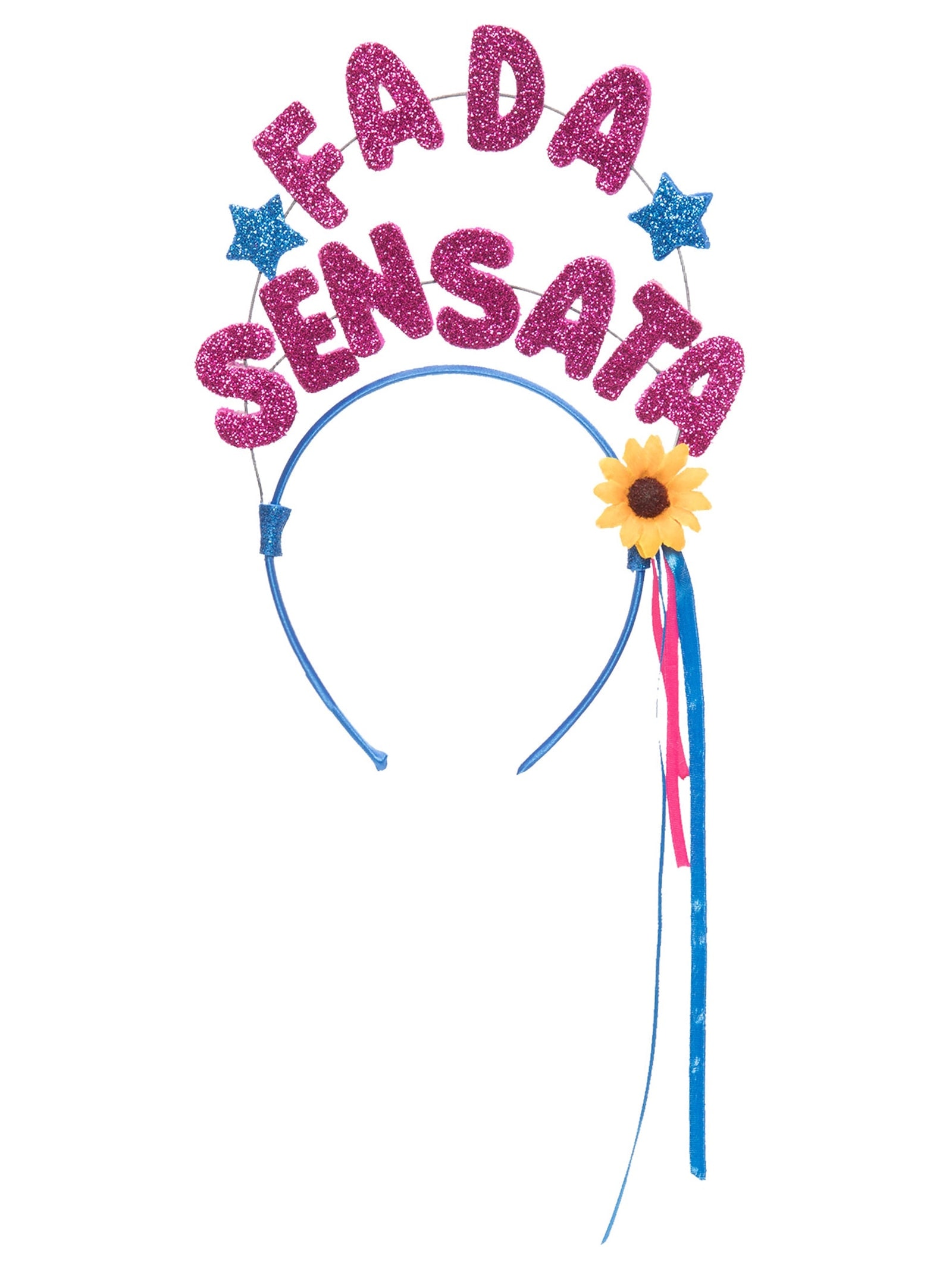 Tiara Carnaval Fada Sensata Azul Market 33