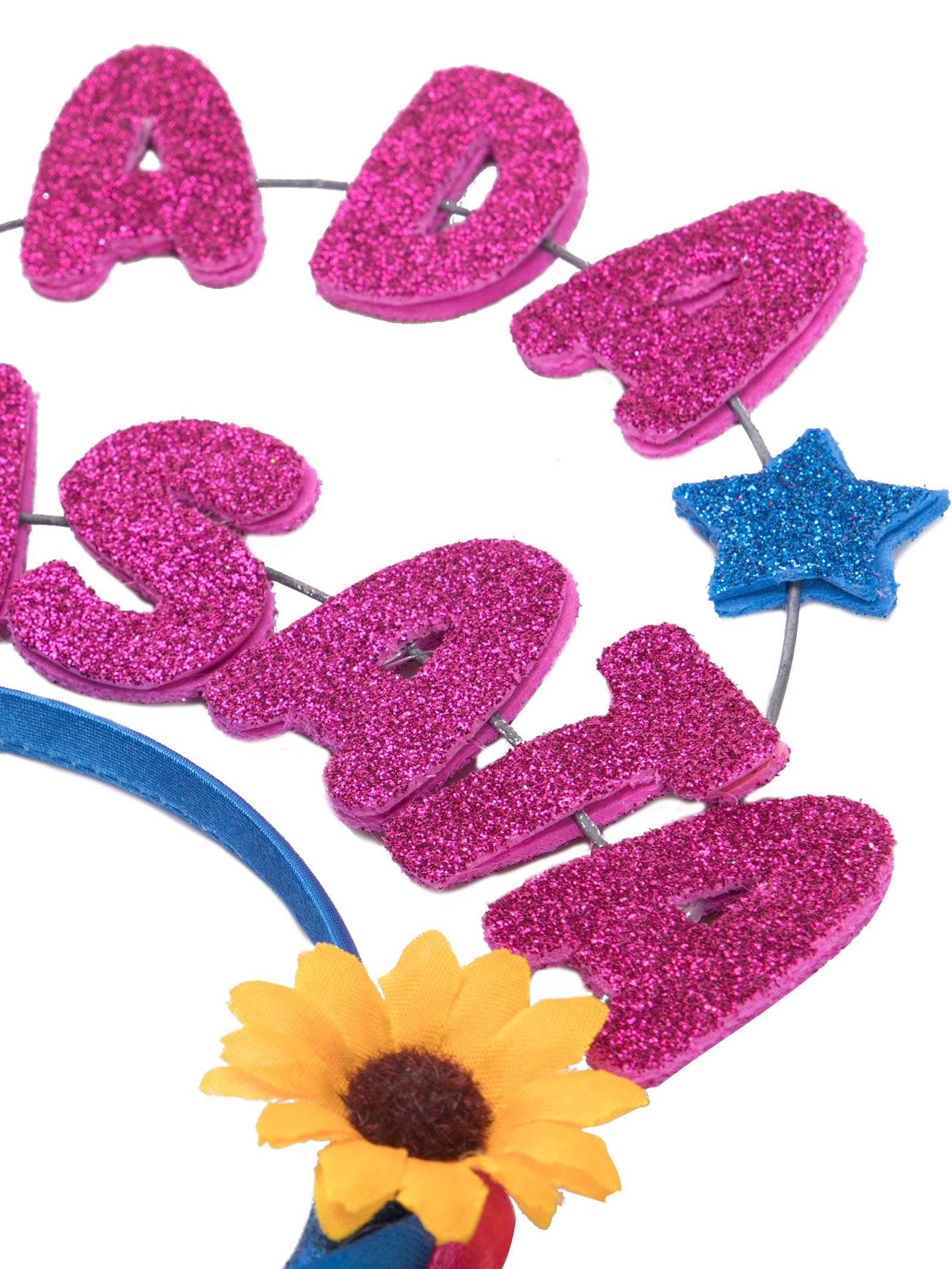 Tiara Carnaval Fada Sensata Azul Market 33