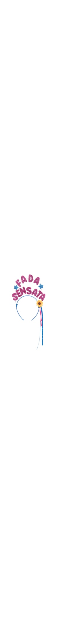 Tiara Carnaval Fada Sensata - Azul