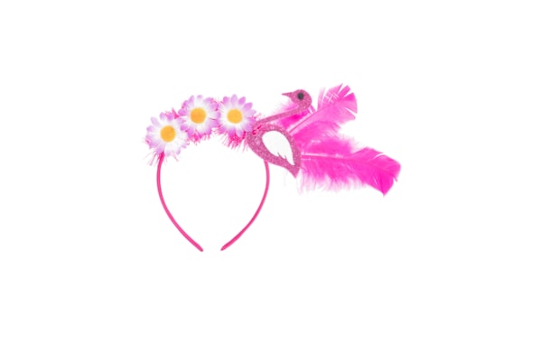Tiara Carnaval Flamingo - Rosa