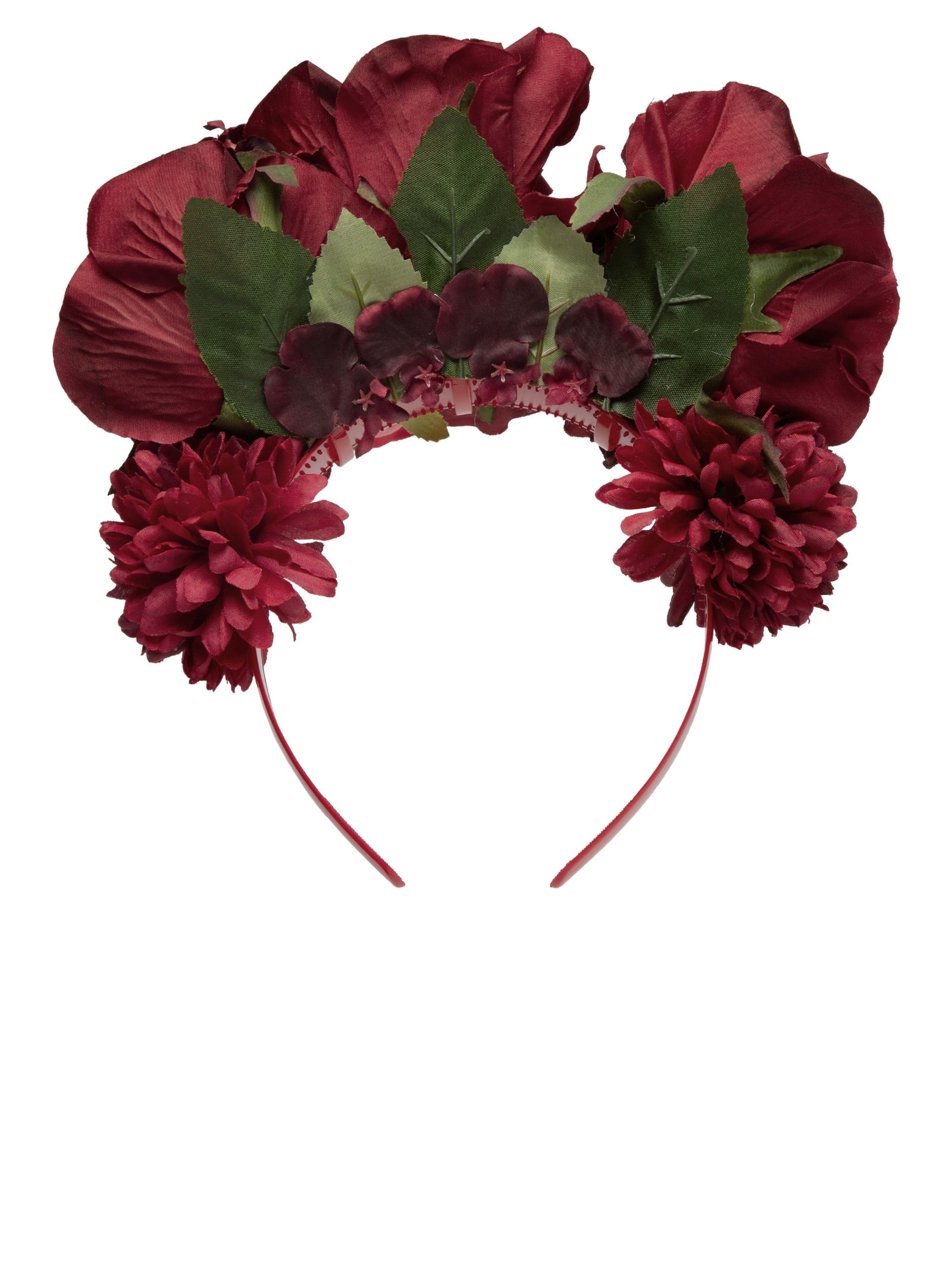 Tiara Feminina Carnaval Cravo e Rosa Vermelho Market 33