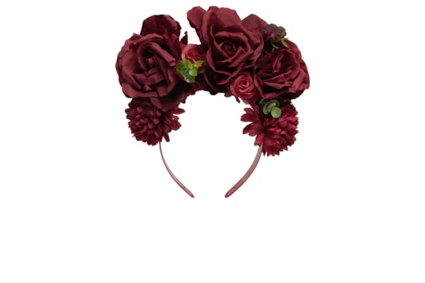 Tiara Feminina Carnaval Cravo e Rosa - Vermelho