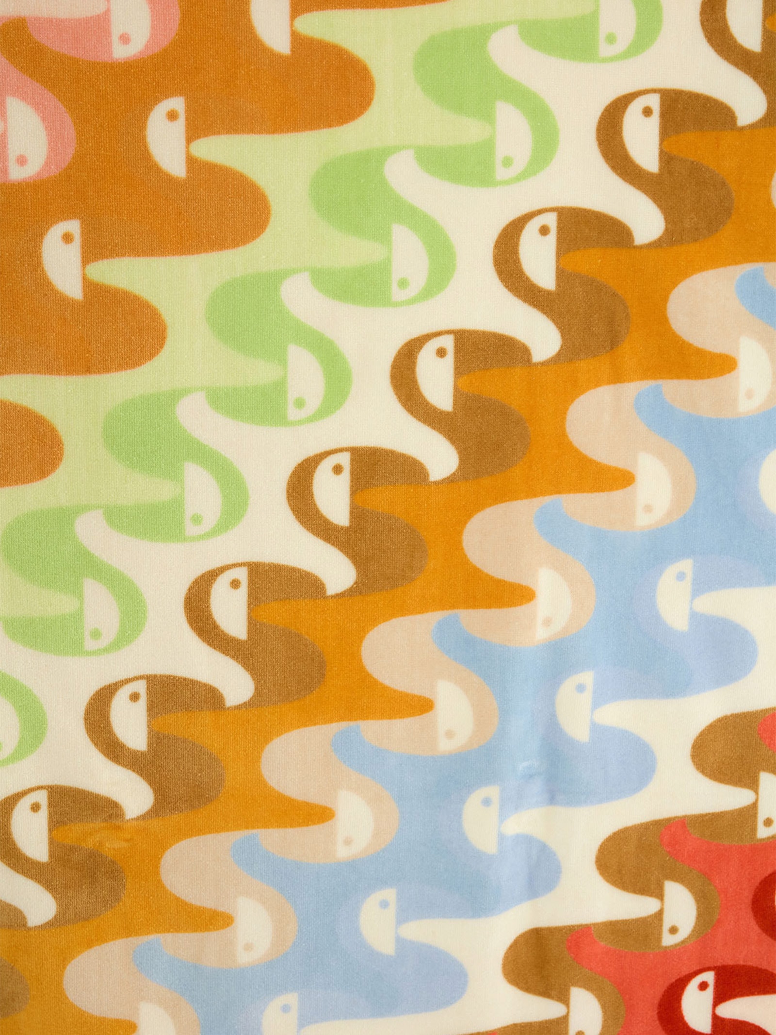 Toalha Chamego Copatucano Multicolor Laranja Farm Etc