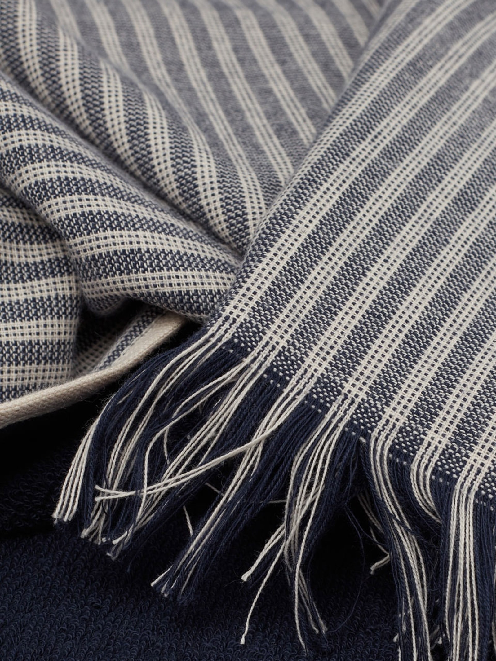 Toalha De Praia Listrada Azul Intimissimi