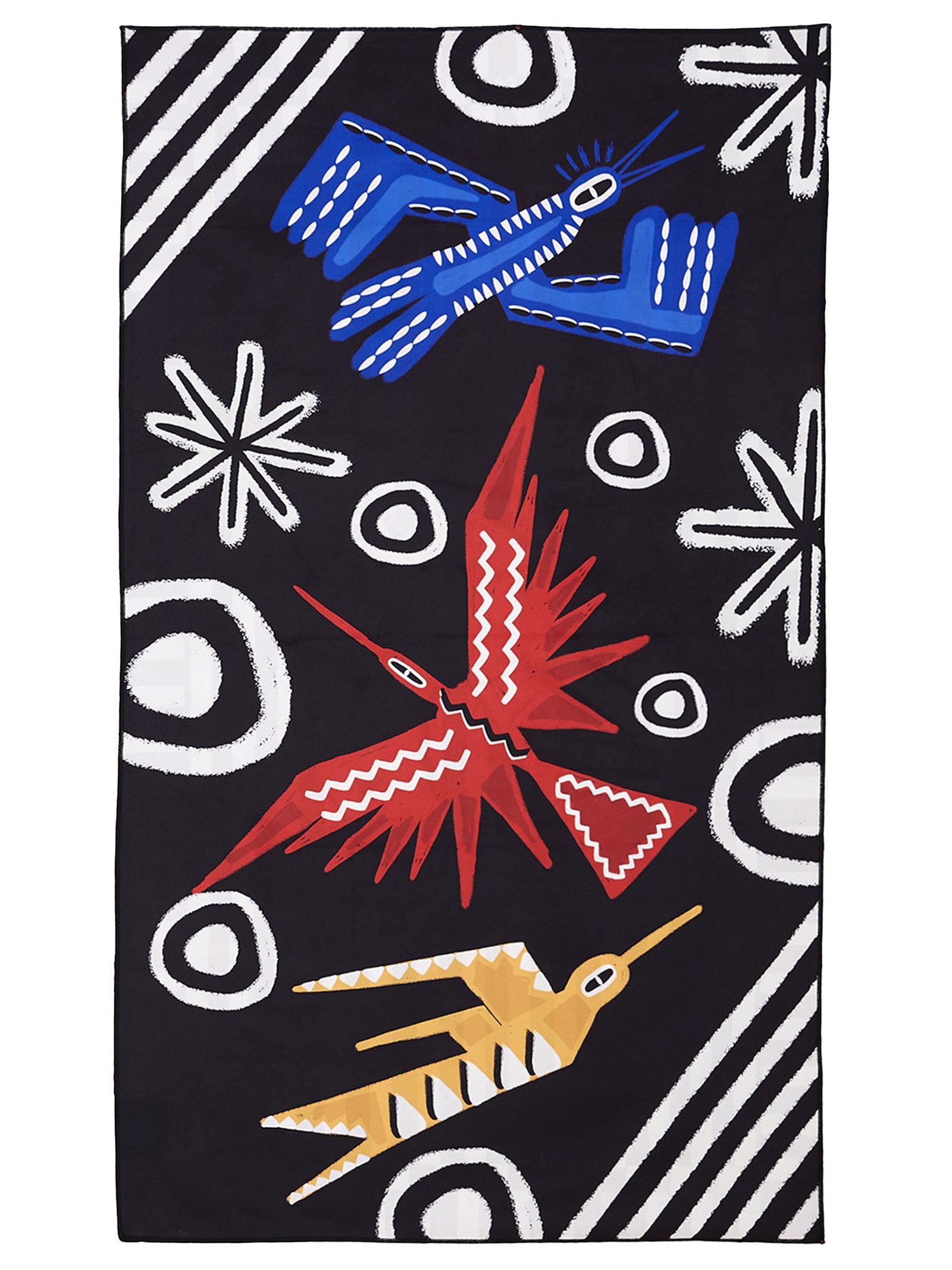 Toalha Tchibum Listra Urbana Beija Flor Preto Farm Etc