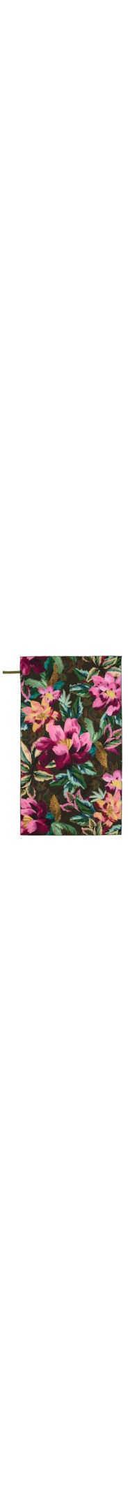 Toalha Tchibum Painted Flowers Xadrez - Verde