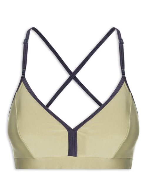 Top Alça Cruzada Liso – Verde