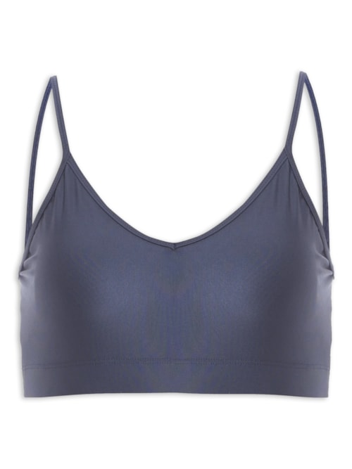 Top Alça Fina – Azul