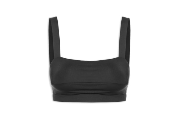 Top Alça Liso - Preto