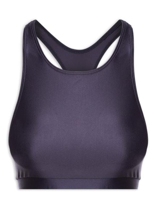 Top Alça Nadador Liso – Azul