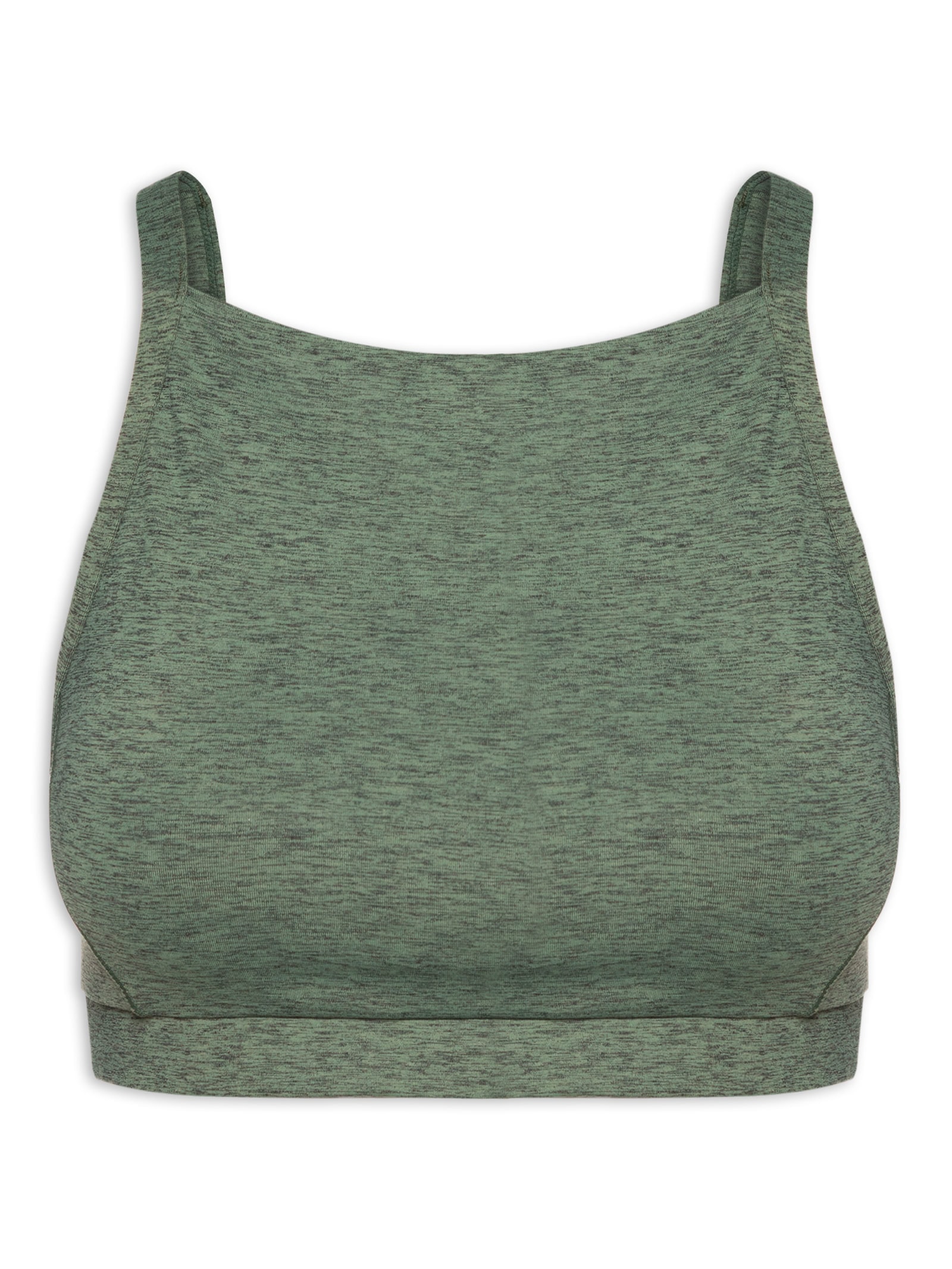 Top Alça Nadador Liso Verde Body For Sure