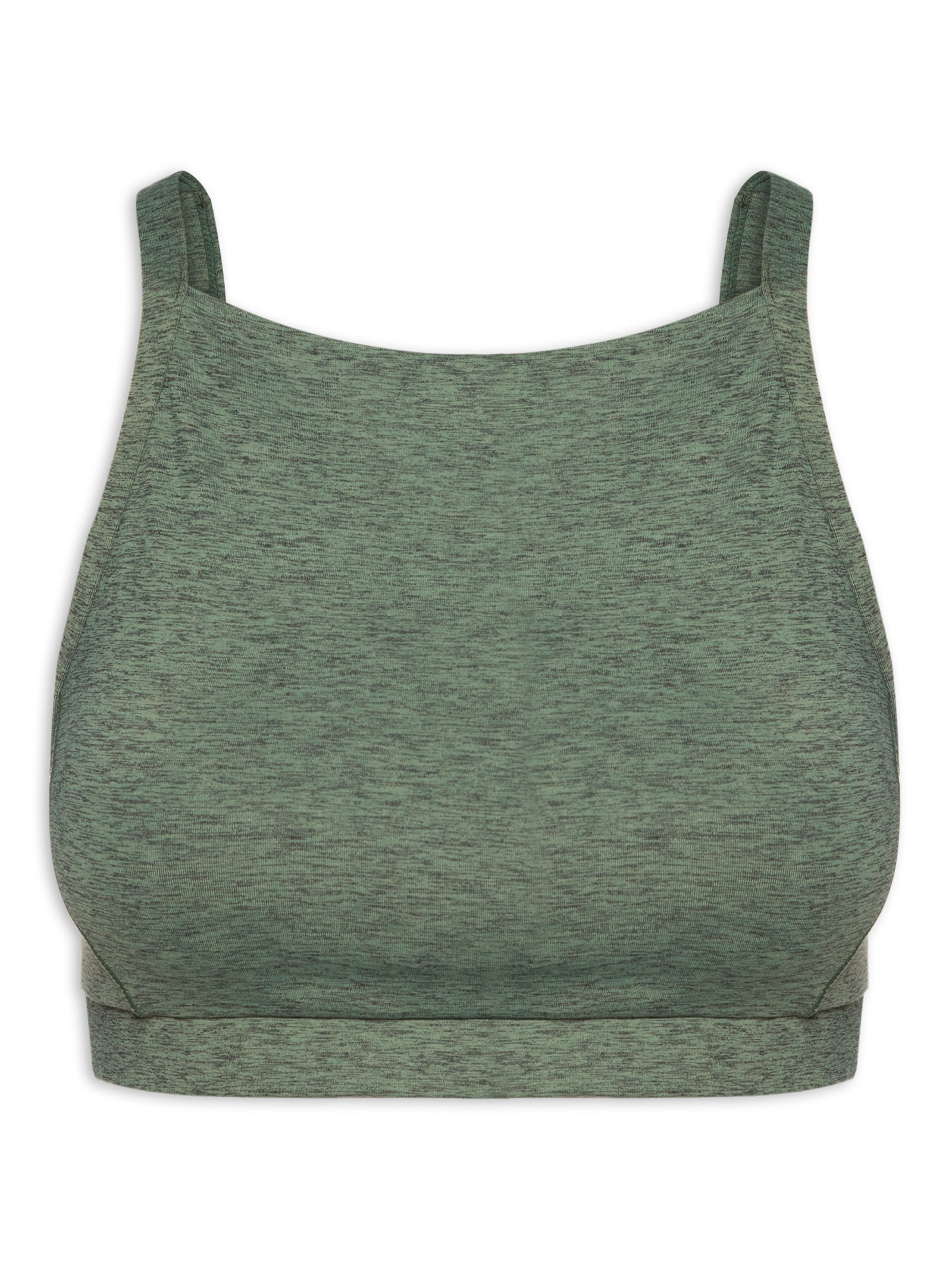 Top Alça Nadador Liso Verde Body For Sure