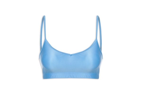 Top Alça Reta Basic Colors - Azul