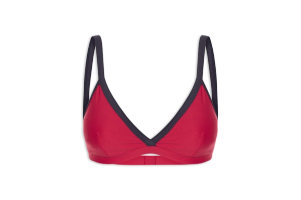 Top Alça Reta Body And Soul - Vermelho