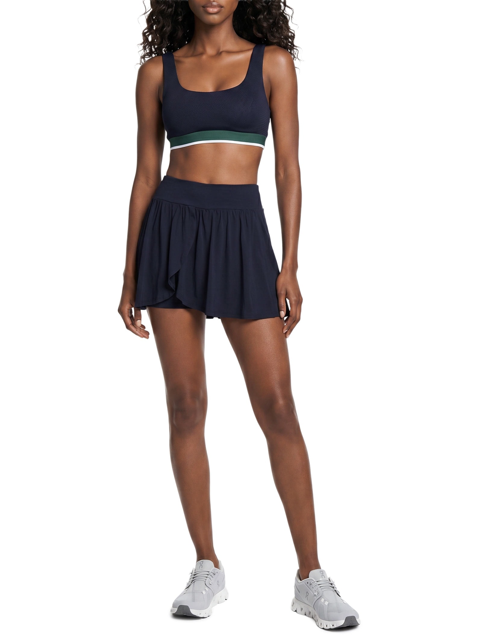 Top Alça Reta Liso Azul Body For Sure