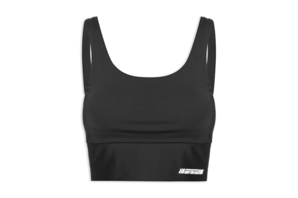 Top Alça Reta Liso Pace - Preto