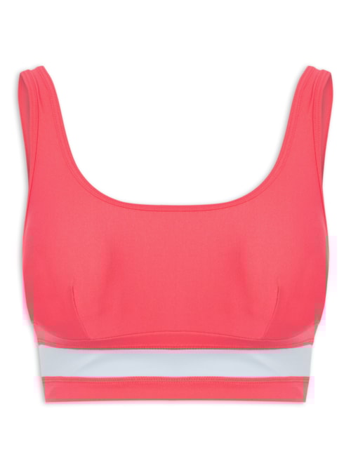 Top Alça Reta Liso Pulse – Rosa