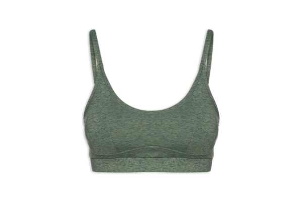 Top Alça Reta Liso - Verde