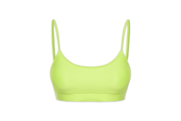 Top Alça Reta Liso - Verde