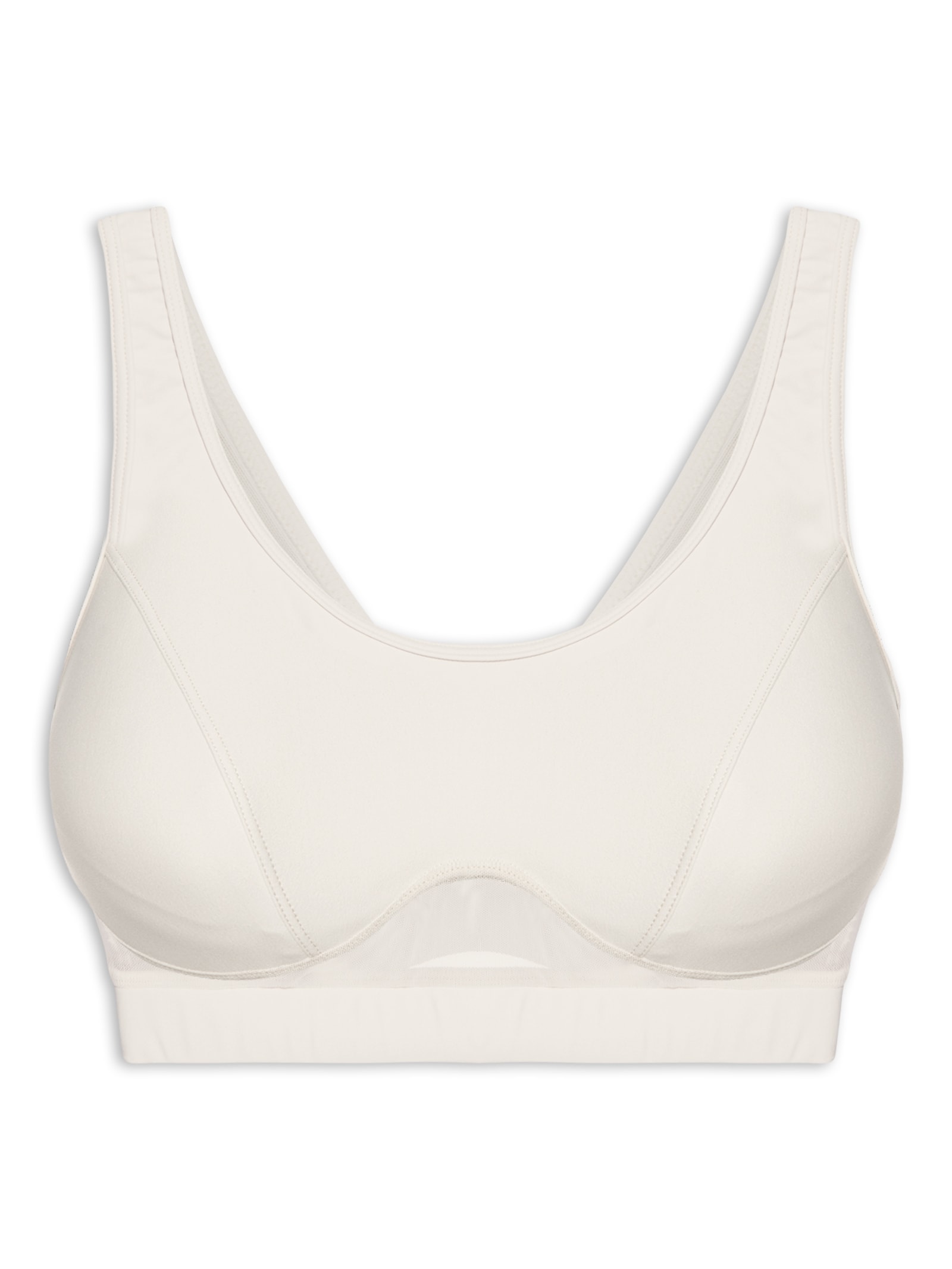 Top Alça Reto Liso Branco Body For Sure