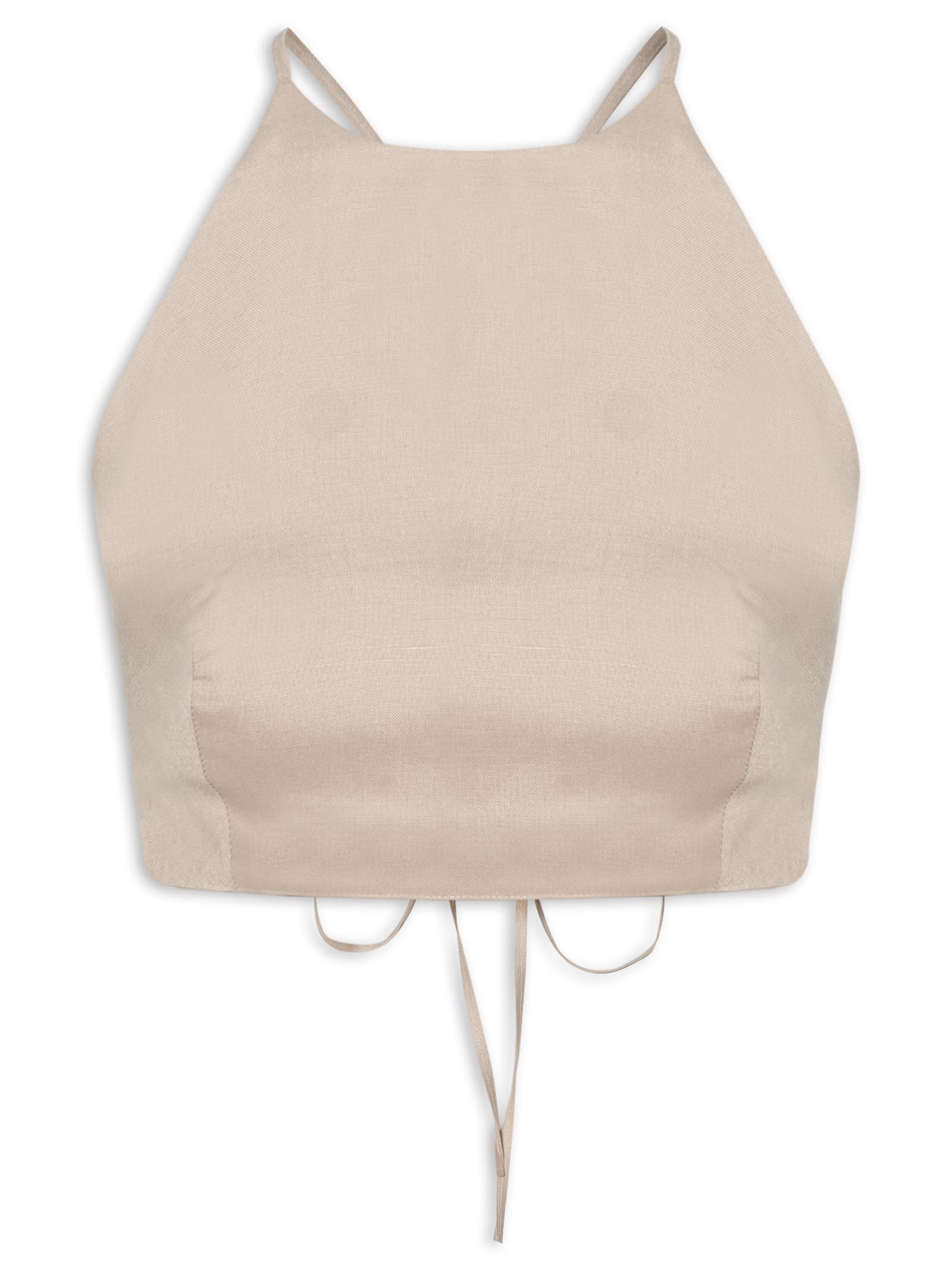 Top Alças Bege  Osklen