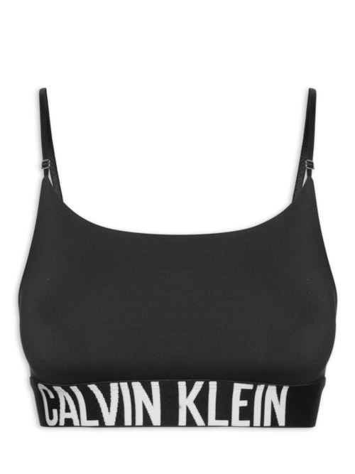 Top Alças Faixa Micro Intense Power - Preto