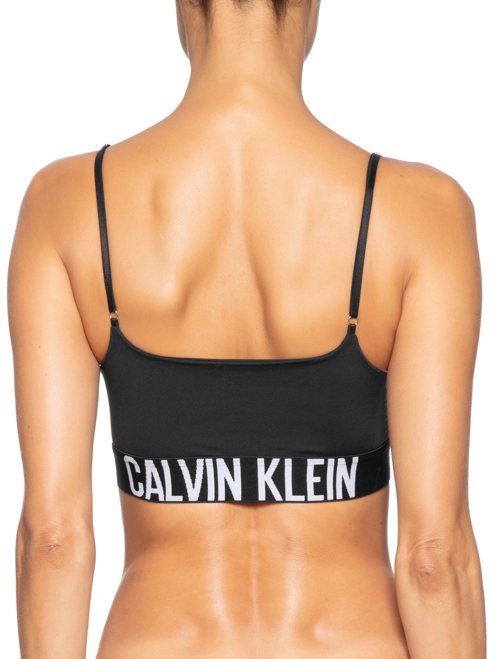 Top Alças Faixa Micro Intense Power Preto Calvin Klein Underwear
