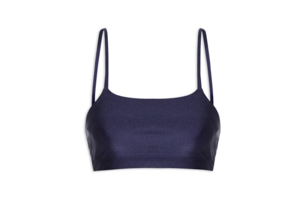 Top Alças Finas Basic - Azul