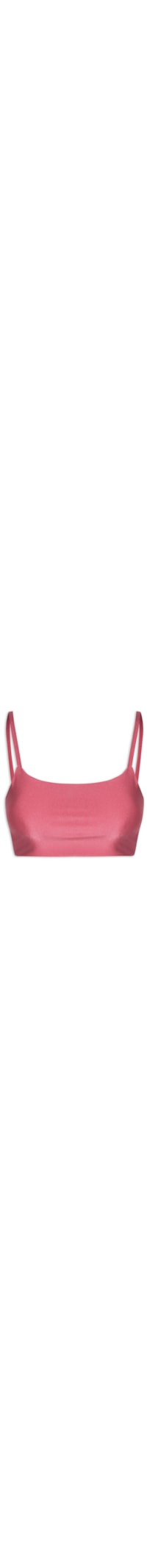 Top Alças Finas Basic Color - Rosa